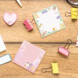 Giấy nhớ buổi picnic màu hồng