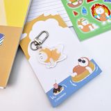 Móc khóa acrylic Moni tập yoga