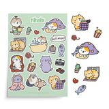 Sticker cuộc sống hàng ngày của Kitty_Home