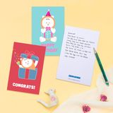Thiệp chúc một ngày tốt lành Moni Message Card