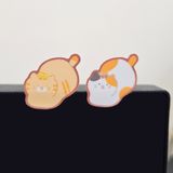 Sticker 4 chú mèo tại quán cà phê