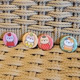 Huy hiệu cài áo Mèo Peanut Kitty Dưa Lưới