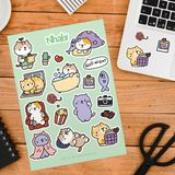 Sticker cuộc sống hàng ngày của Kitty_Home