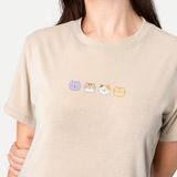 Áo thun babytee những chú mèo Nhabi màu be