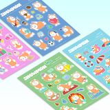 Sticker ngày đi biển của Moni
