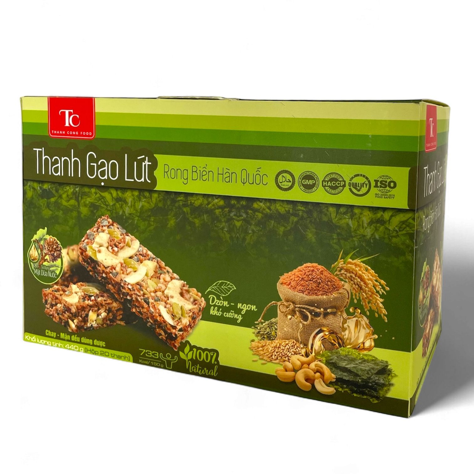 THANH DINH DƯỠNG GẠO LỨT RONG BIỂN HÀN QUỐC