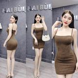 D87 - Đầm Body 2S Lông Vũ Dáng Ngắn Mai Bùi Store