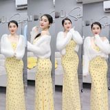 K17 - Áo Khoác Len Lông Thỏ Form Lửng Mai Bùi Store