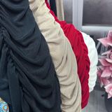 D95 - Đầm Body Nhún Nhũ Đính Nút Vai Mai Bùi Store