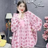 S24 - Set Bộ Tiểu Thư Áo Babydoll Kèm Quần Mai Bùi