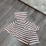 S16 SET ĐẦM ỐNG SỌC KÈM QUẦN