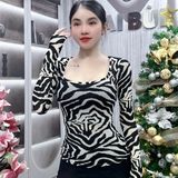A6 - Áo Cổ U Dài Tay Mai Bùi Store ( Tặng Áo Ống) Top Nữ