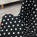 D66 - Đầm Body Đuôi Cá 2 Dây Hoạ Tiết Nhí 2 Lớp Mai Bùi Store