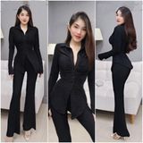 D20 - Set Bộ Áo Sơ Mi Quần Ống Loe Dễ Mang Mai Bùi Store Top