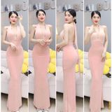 D246 - ĐẦM BODY THIẾT KẾ CỘT YẾM HỞ LƯNG