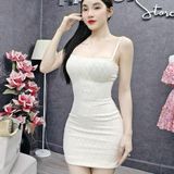 D87 - Đầm Body 2S Lông Vũ Dáng Ngắn Mai Bùi Store