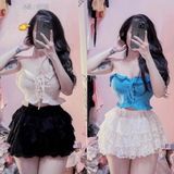 C4 - Chân Váy Ren Tầng Mai Bùi Store