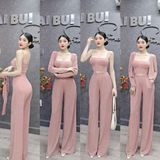 S460 - Set 3 Món Gồm: Áo 2S Croptop, Quần Suông Có Túi, Khoác Lửng Mai Bùi Store