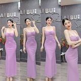 D62 - Đầm Body Lưới Nhún Eo Đuôi Cá Mai Bùi Store