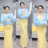 K17 - Áo Khoác Len Lông Thỏ Form Lửng Mai Bùi Store