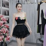 C4 - Chân Váy Ren Tầng Mai Bùi Store