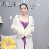 K16 - Khoác Lông Thỏ Tay Dài Khua Đá Sáng Mai Bùi Store