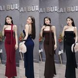 D32 - Đầm Body Đuôi Cá 2S Nhún Eo Cột Lưng Kèm Dây Có Mút Mai Bùi Store Nữ