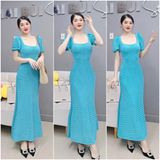 D446 - ĐẦM XOÈ TAY BỒNG