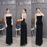 D41 - Đầm Xoè Đan Dây Lưng Mặc Được 2 Kiểu Mai Bùi Store Có Mút Nữ