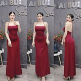 D41 - Đầm Xoè Đan Dây Lưng Mặc Được 2 Kiểu Mai Bùi Store Có Mút Nữ