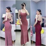 D411 - ĐẦM 2S ĐUÔI CÁ NHUNG GẠO