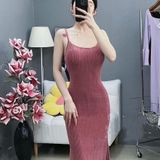 D411 - ĐẦM 2S ĐUÔI CÁ NHUNG GẠO