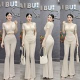 S22 - Set Bộ Gồm: Áo Cổ Nút Tay Ngắn, Quần Loe Có Túi Mai Bùi Store