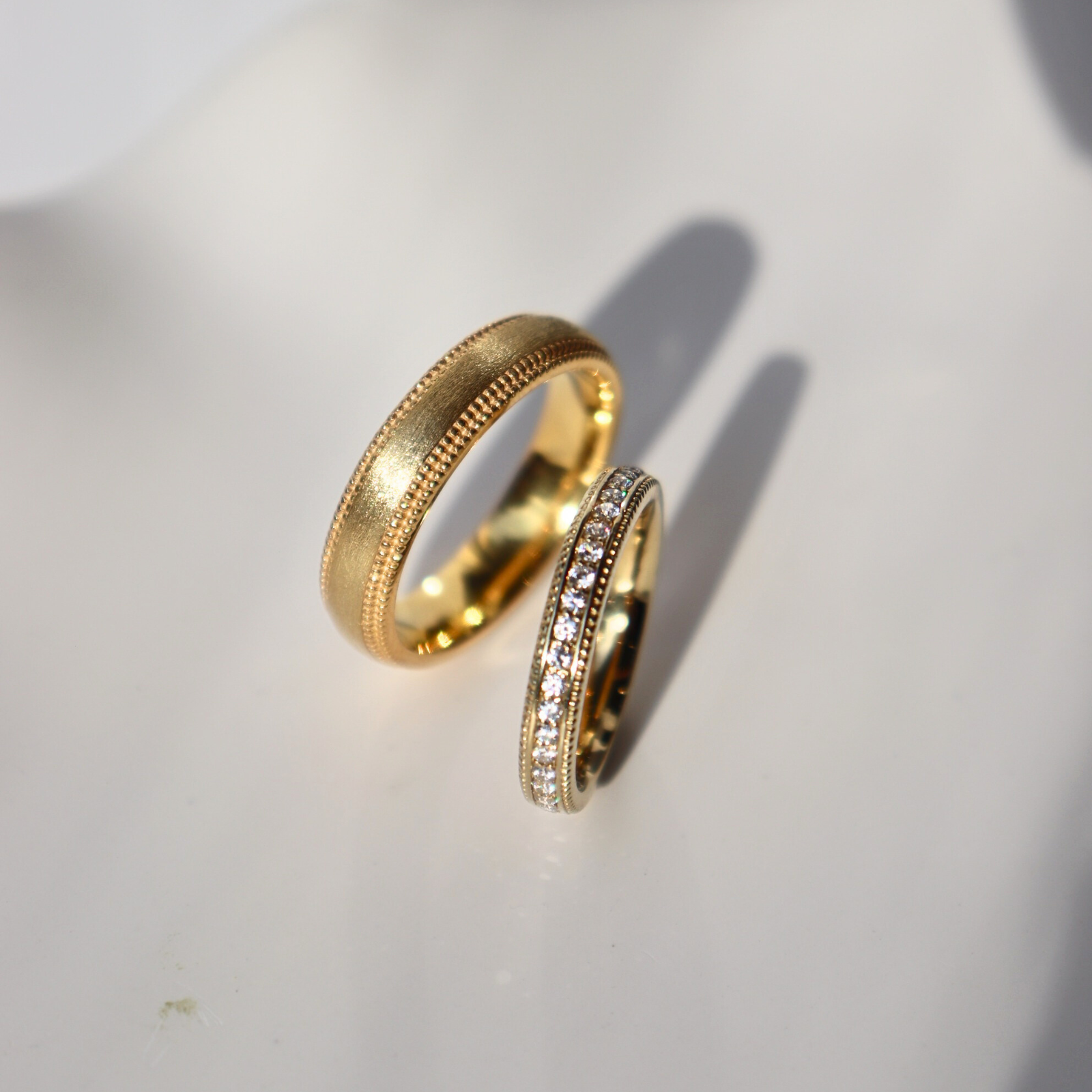 Renity Cặp nhẫn vàng Moissanite CP-Renity-YG10