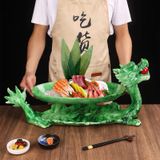 ĐĨA RỒNG NGỌC BÍCH TRANG TRÍ BK-CE004300VN-3855 Chất liệu sản phẩm: nhựa