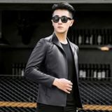 Áo Da Nam Da Cừu Cao Cấp Màu sắc: đỏ tía/đen/đỏ Vải: Da cừu chất lượng cao Lớp lót: 100% sợi polyester Size: M-5XL
