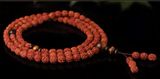 CHUỖI TRÀNG HẠT RUDRAKSHA CAO CẤP Chất liệu: Rudraksha, mắt hổ vàng