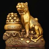 Hổ đồng trang trí phòng khách BK-ME005100VN-3939 Chất liệu đồng thau