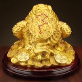 ĐỒ TRANG TRÍ CÓC VÀNG CAO CẤP Chất liệu: Đồng thau Phong cách: Phong cách cổ điển