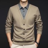 ÁO LEN CỔ SƠ MI THỜI TRANG DOANH NHÂN CAO CẤP Vải cơ thể: 100% sợi polyester Cổ áo sơ mi: 45,4% polyester