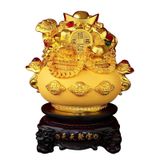 Hũ vàng lớn BK-CE003900VN-3922 Chất liệu Composite