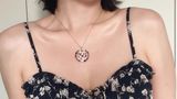 DÂY CHUYỀN NỮ ĐÁ NHIỀU MÀU CAO CẤP Chất liệu: Zirconia tổng hợp, mạ đồng vàng K