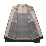 ÁO KHOÁC CÔNG SỞ CỔ ĐỨNG Chất liệu: Vải: 100% sợi polyester (trừ chất liệu không xơ)