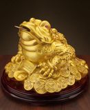ĐỒ TRANG TRÍ CÓC VÀNG CAO CẤP Chất liệu: Đồng thau Phong cách: Phong cách cổ điển