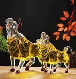 CHAI RƯỢU BÒ TÓT TRANG TRÍ CAO CẤP BK-HE001900VN-3888 Chất liệu: Thủy tinh borosilicate cao