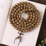 CHUỖI TRÀNG HẠT GỖ ĐÀN HƯƠNG TỰ NHIÊN Chất liệu: gỗ đàn hương