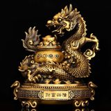 Rồng đồng trang trí văn phòng BK-ME003900VN-3938 Chất liệu đồng thau
