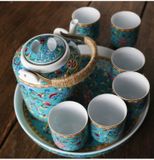 Bộ ấm trà gốm sứ sang trọng BK-CE003700VN-3957