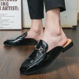 Giày da sục nam cao cấp Màu sắc đen/nâu Chất liệu phần trên da sợi nhỏ + đế cao su