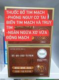 "NHIÊN LIỆU” CHO TRÁI TIM KHỎE MẠNH Thuốc bổ tim HANSOL Công dụng:
